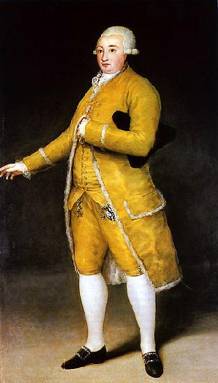 Francisco de Goya Portrait of Francisco Cabarres oil painting image